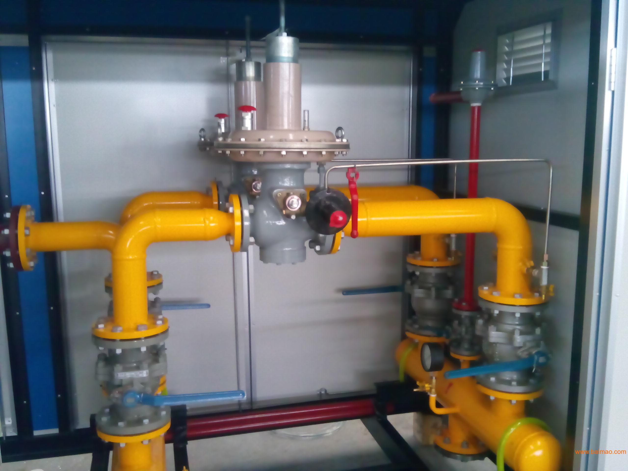 燃气锅炉专用天然气调压箱 燃烧机燃气减压阀