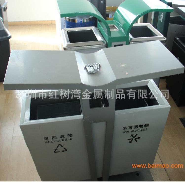 深圳市电梯口不锈钢垃圾桶、写字楼不锈钢果皮箱、