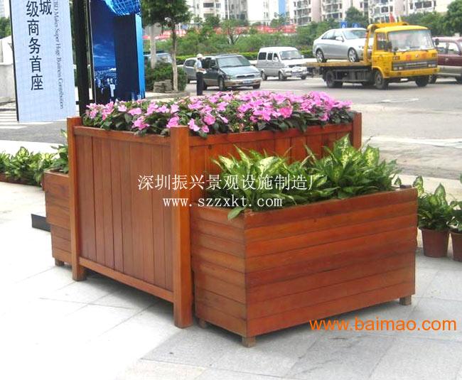 贵州景区木制花盆花箱花车厂家直销 低价出售