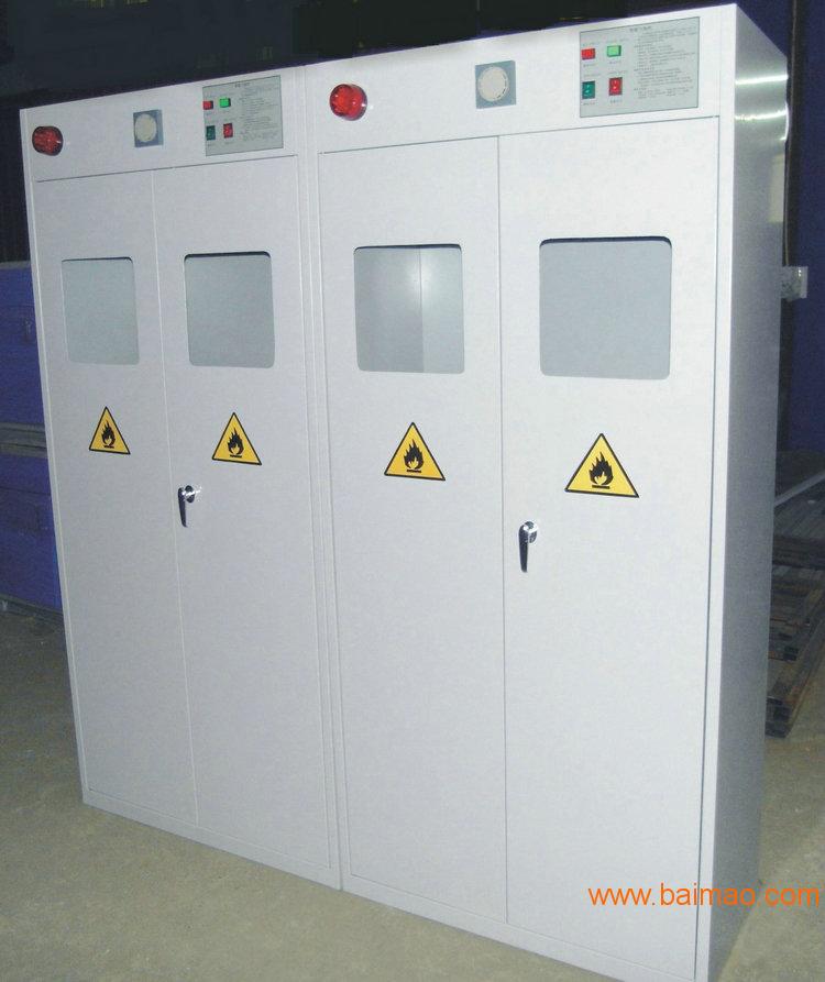 气瓶柜厂家供应实验室气体储存柜带**器气瓶柜