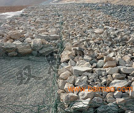 填石护坡石笼网垫|镀锌石笼网垫|护堤石笼网垫安装