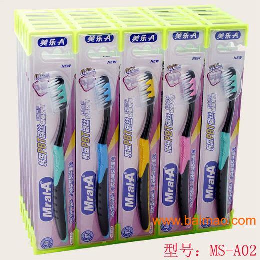 供应新品牌牙刷  韩国进口**刷丝牙刷 超细软毛