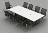 钢架组合会议桌 现代简约风格会议桌
