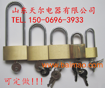 电力铜挂锁通开表箱铜锁的价格行情规格型号
