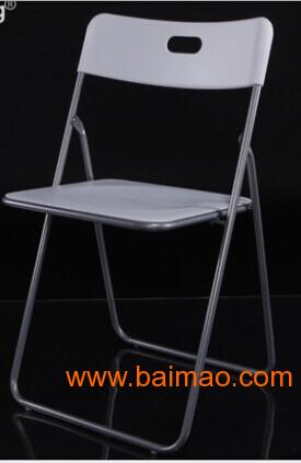 厂家低价销售广交会展览用塑料简易折叠椅子