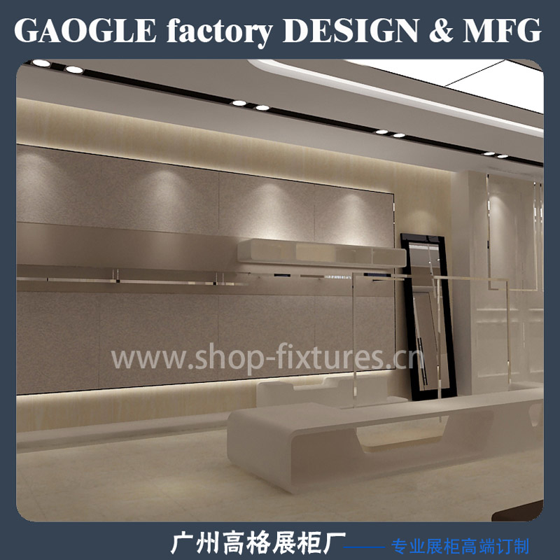 广州皮具展示柜制造工厂 皮具箱包展示柜台 **设计