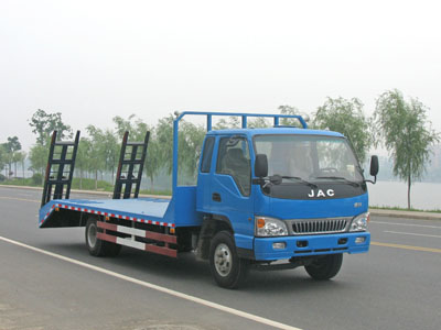 芜湖哪里有卖拖车的 江淮牌15吨平板挖掘机拖车