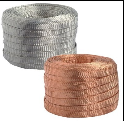 优质铜编织带,平扁镀锡铜编织带