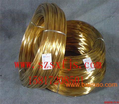 重庆提供H62特硬黄铜线 H62耐腐蚀软态黄铜线