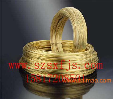 重庆提供H62特硬黄铜线 H62耐腐蚀软态黄铜线