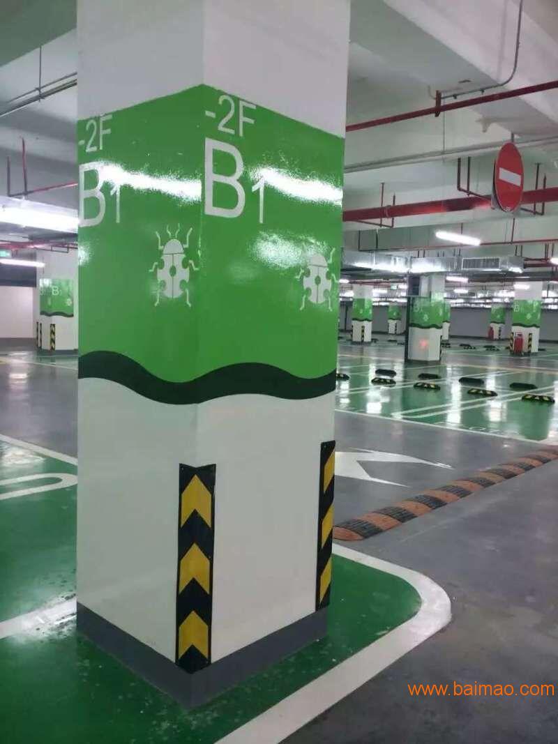 深圳交通设施 停车场环氧地坪漆施工 停车位热熔划线