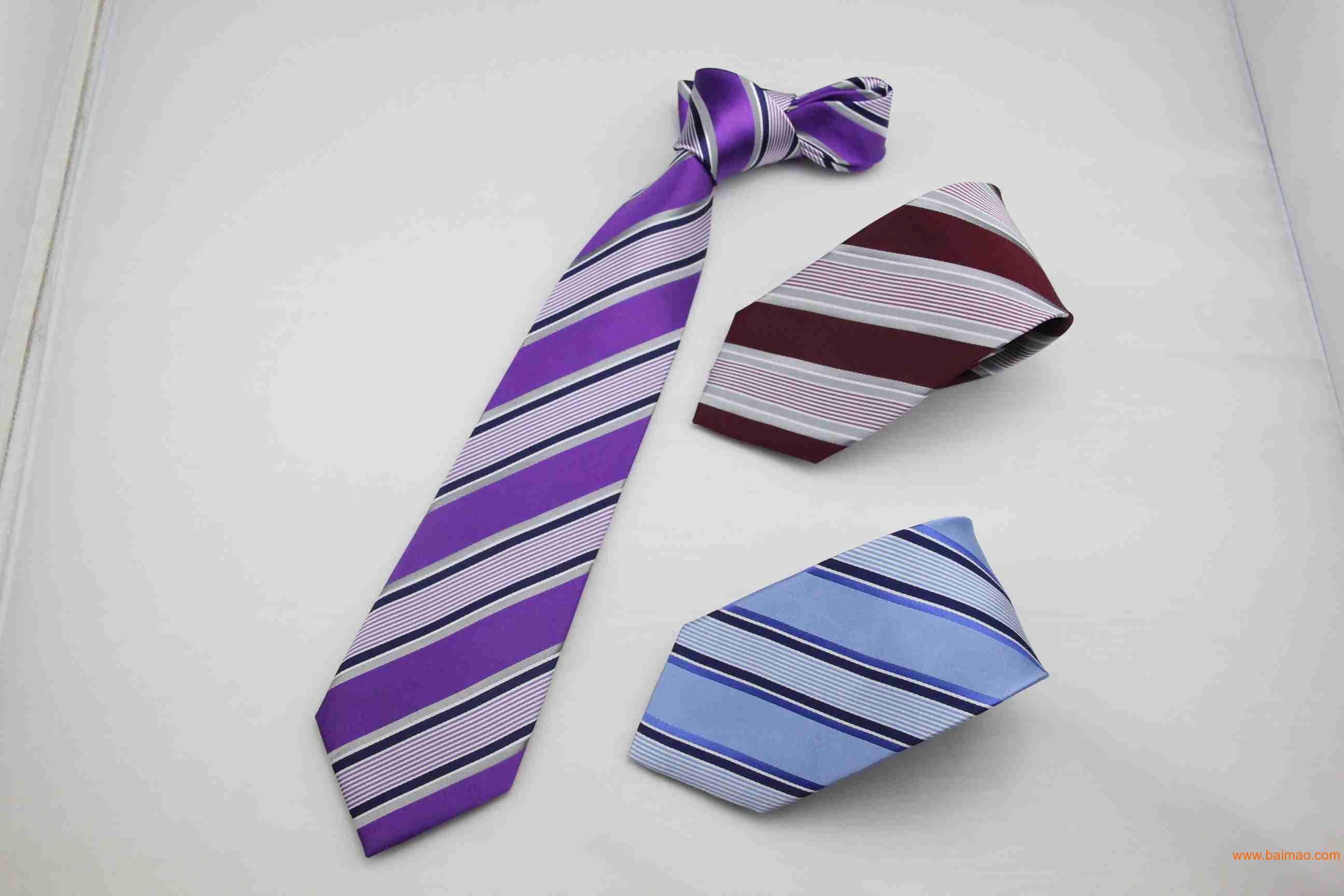 男士商务正装职业领带 色织真丝领带 桑蚕丝领带 男