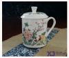 景德镇陶瓷茶杯 会议陶瓷茶杯 陶瓷办公杯 青花瓷茶
