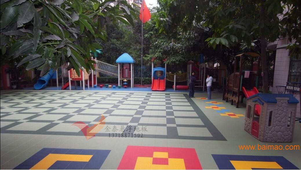 厂家直销齐齐哈尔幼儿园悬浮拼装地板