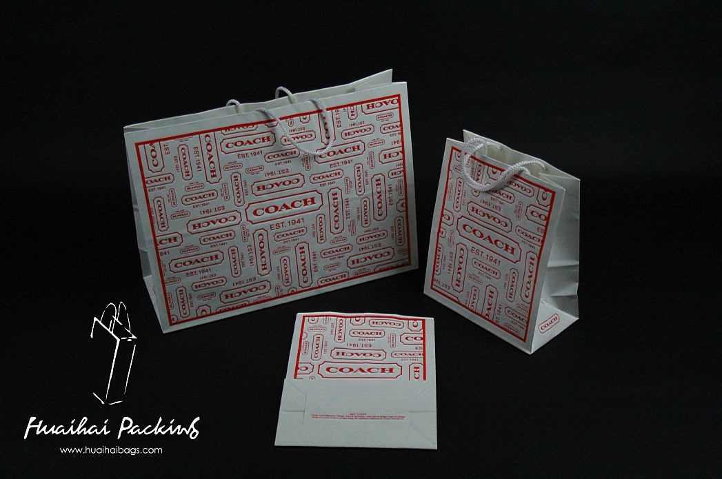 coach 纸袋,环保纸袋,牛皮纸袋,服装袋厂家/批发/供应商
