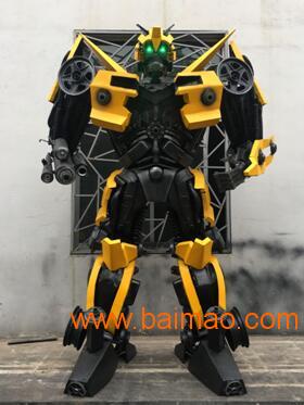 日版大黄蜂 40cm高变形金刚 机器人汽车人模型威