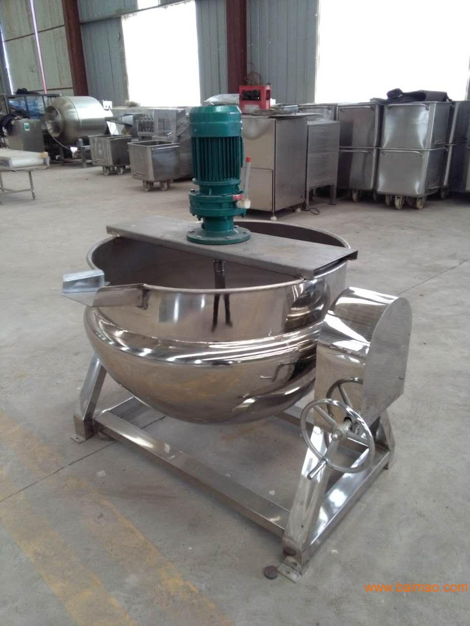 厂家供应可定制自行出料SD-500电加热夹层锅