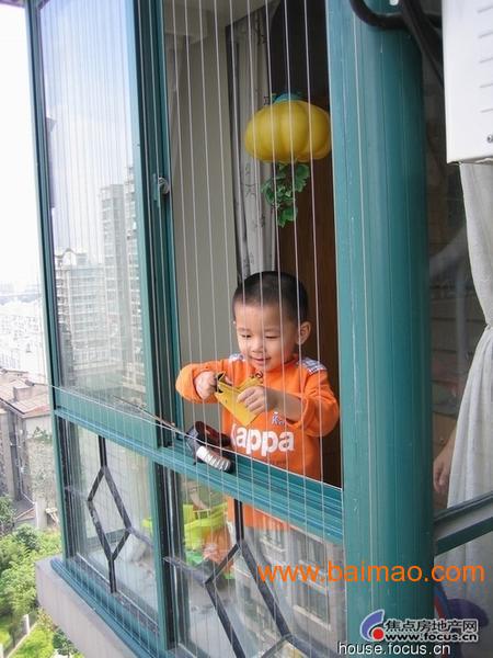 供应防盗窗 儿童防护网 高楼护栏 铝合金防盗门窗