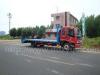湖北福田平板运输车厂家 小平板拖车价格 挖机托板车