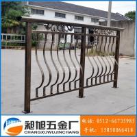 苏州厂家直销**铝合金阳台栏杆 铸铝焊接古铜色扶手
