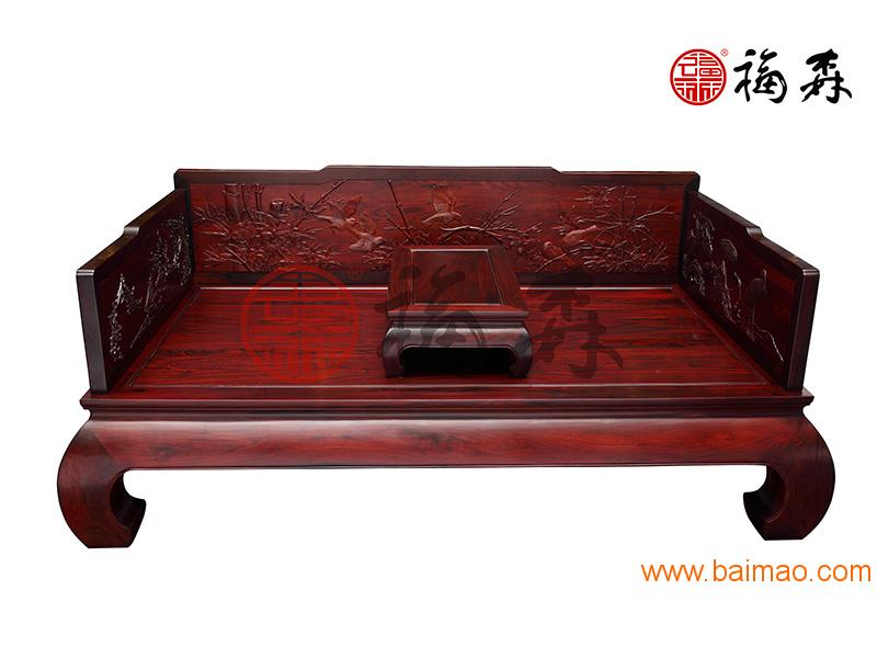 新品红木罗汉床在莆田哪里有供应 北京红木罗汉床