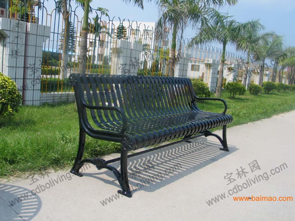 户外**钢休闲椅
