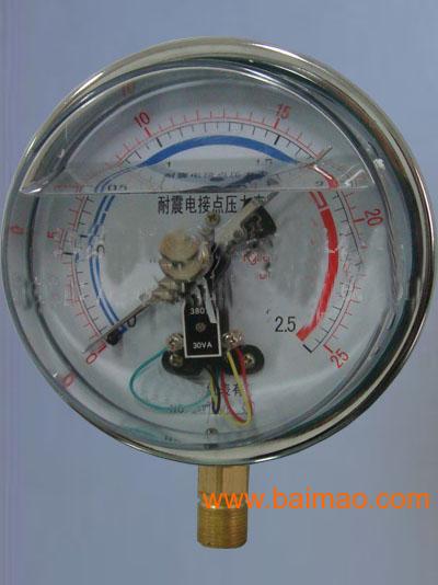 厂家供应耐震电接点压力表，耐震电接点压力表价格