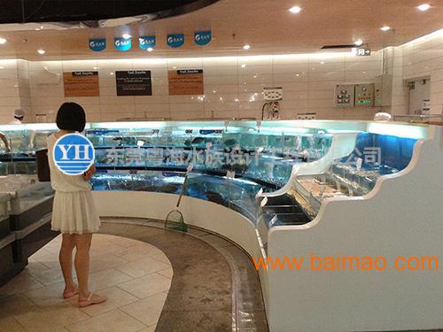 东莞金鈺海鲜池鱼缸设计制作工程