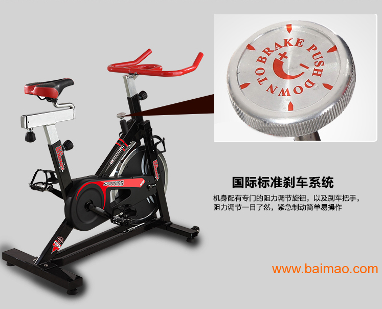 西安健身器材艾薇轻商用动感单车B**350