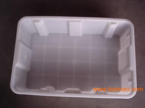 供应错位式塑料箱|肉食周转箱|白色海水箱